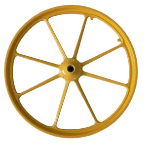 Magnesium alloy integrated wheel