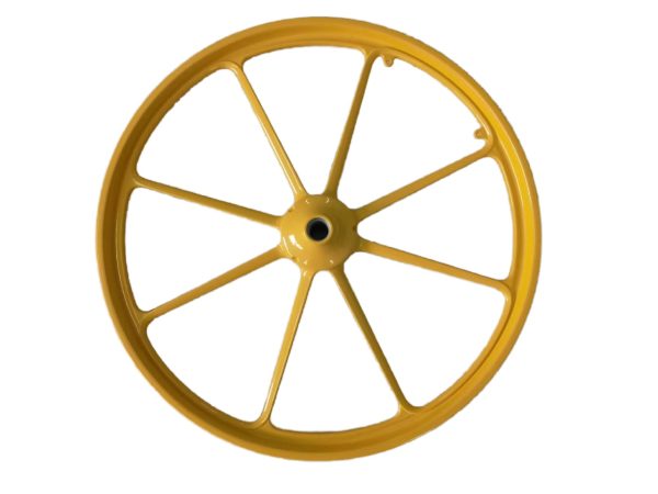 Magnesium alloy integrated wheel